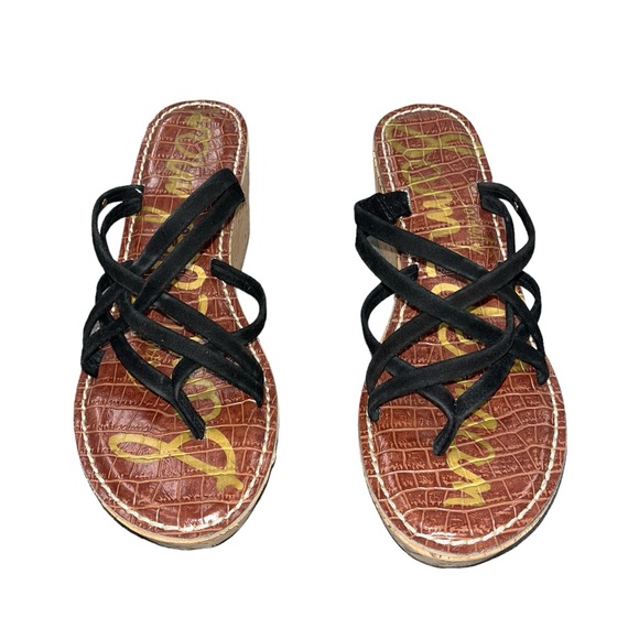 Sam Edelman Reana Wedge Sandal Size 8.5 - Picture 5 of 6